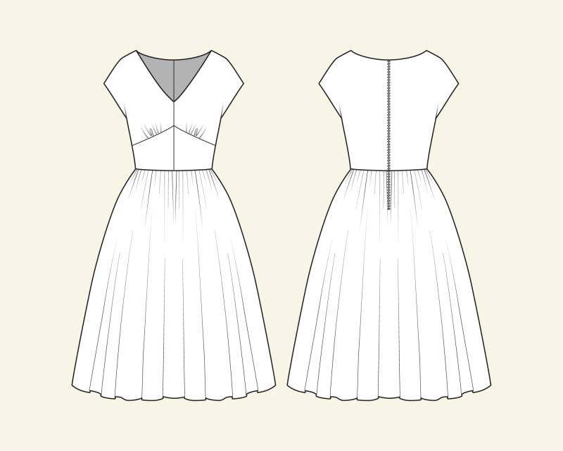 Natalie Custom Made Kleid in Ihrer Stoffwahl Vintage Brautjungfer 50Er Jahre Party Abiball Über Größe Auf Bestellung von LadyMayraClothing