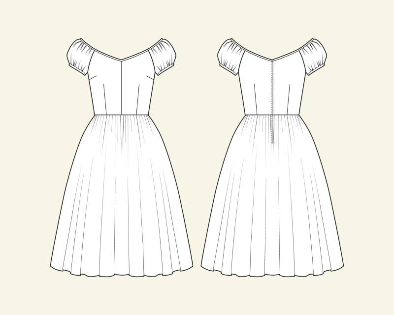 Riley Maßanfertigung Kleid in Ihrer Stoffwahl Vintage Brautkleid 50Er Jahre Partykleid Abiballkleid Plus Size Kleidung Auf Bestellung von LadyMayraClothing