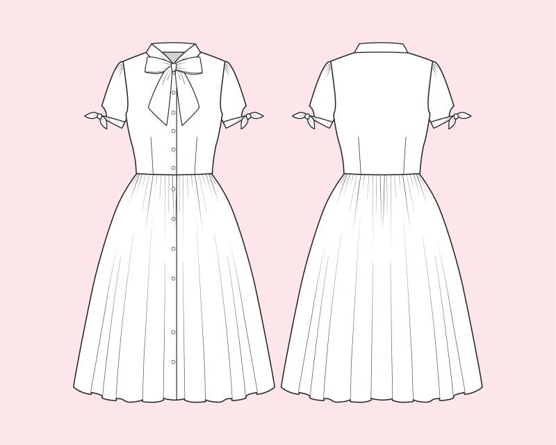 Valerie Kleid Auf Bestellung Kleid Nach Maß Pick A Fabric Vintage Brautkleid Partykleid Prom Plus Size Kleidung von LadyMayraClothing