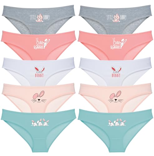 LadyMelex Unterhosen aus weicher Baumwolle für kleine Mädchen, Kleinkindhöschen, Kinder-Slips, 10er-Pack, Burgund, Puder, Lachs, Ekru, Grau, 6-7 Jahre LadyMelex Unterhosen aus weicher Baumwolle für kleine Mädchen, Kleinkindhöschen, Kinder-Slips, 10er-Pack, Burgund, Puder, Lachs, Ekru, Grau, 6-7 Jahre von LadyMelex