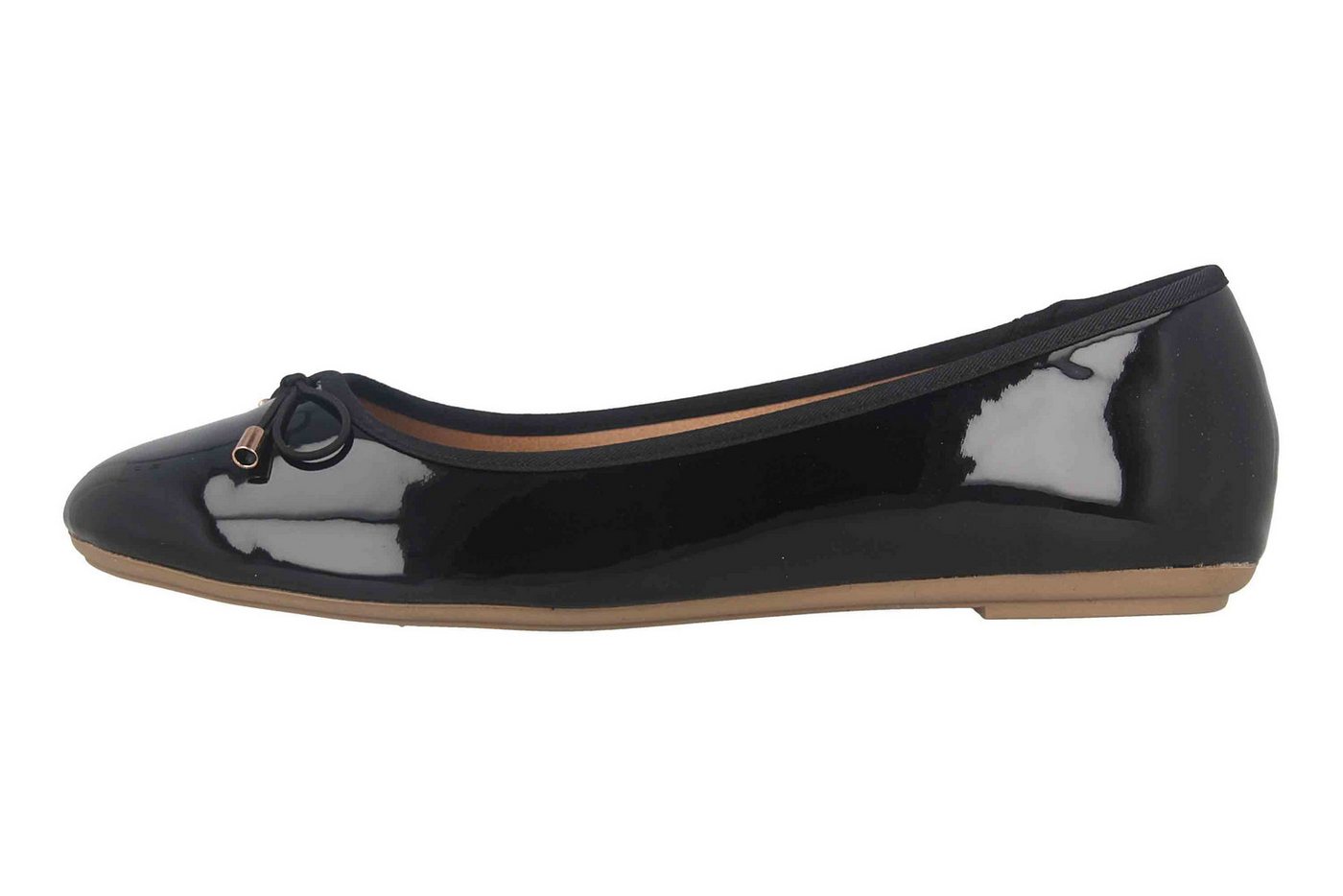 LadyPepp 2514378 Black Patent Ballerina von LadyPepp