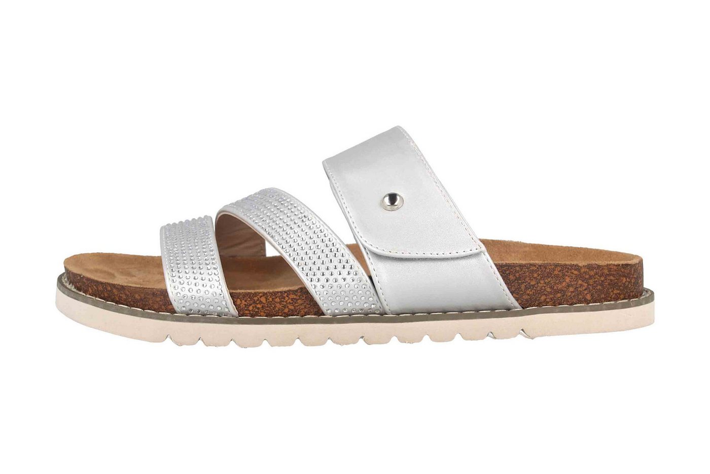 LadyPepp 2TT1050702 Silve Velcro Pantolette von LadyPepp