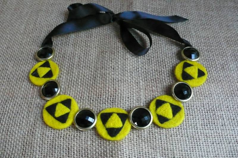 Art-Deco-stil Gefilzte Halskette Art-Deco-stil Gefilzte Halskette von LadyRegretto