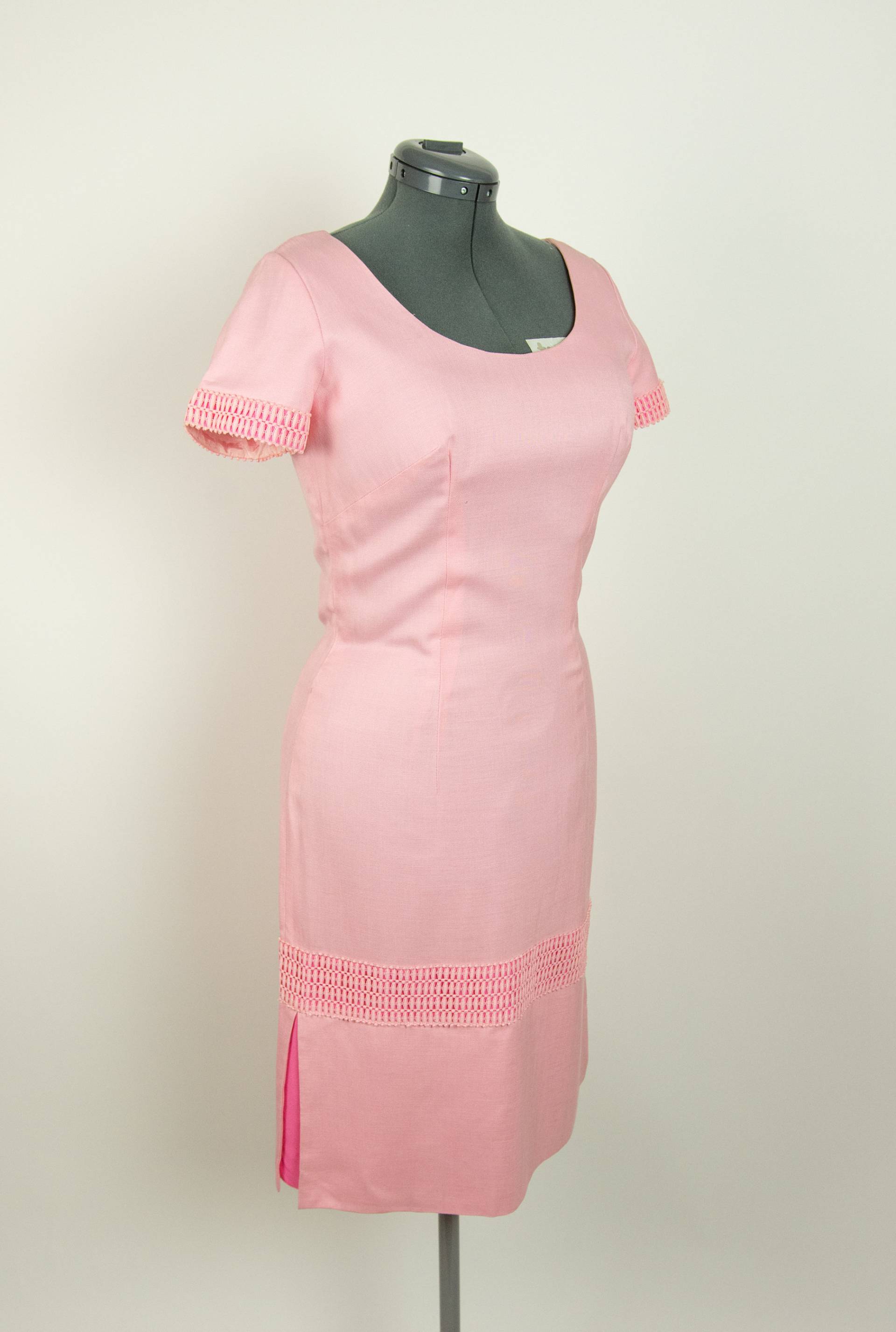 1960Er Jahre 30W Pinkes Lilli Diamond Wackelkleid Medium Large von LadyRockwellsVintage