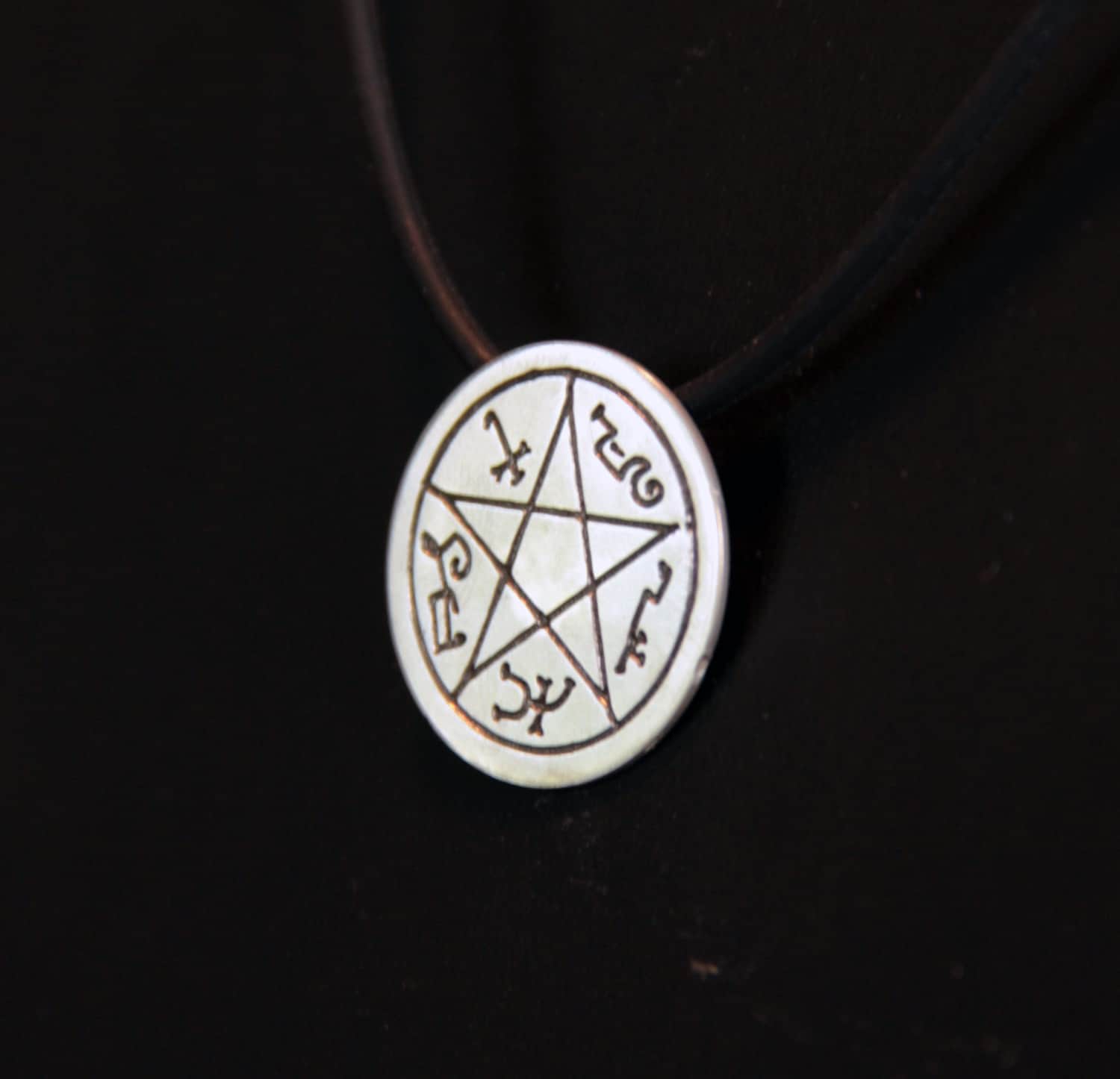 Teufelsfalle Supernatural Sterling Silber Anhänger Teufelsfalle Supernatural Sterling Silber Anhänger von LadyRoninShop