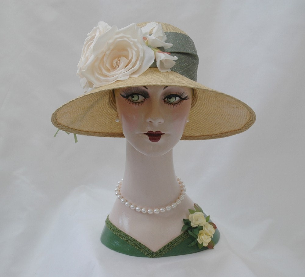 1920Er Jahre Strohhut, Gartenhut, Flapper 1920Er Jahre Strohhut, Gartenhut, Flapper von LadySalisbury