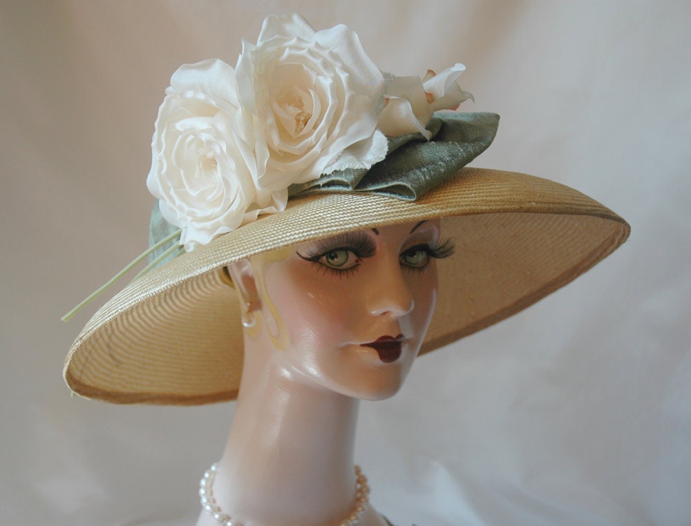 Kentucky Derby Hut, Damen Strohhut, Couture Hut Kentucky Derby Hut, Damen Strohhut, Couture Hut von LadySalisbury