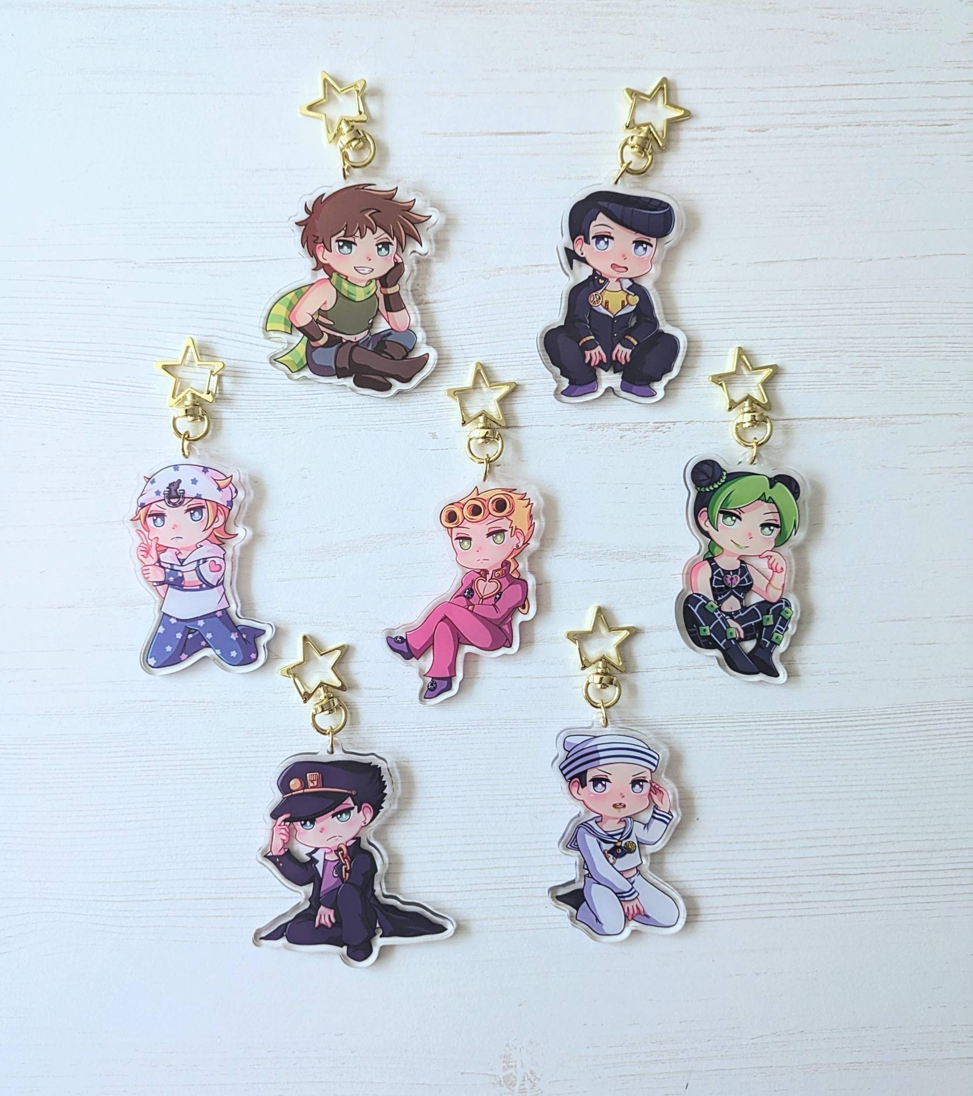 Bizarrer Acryl-Schlüsselanhänger Doppelseitig Part 2 Bis 8 von LadyUsagi