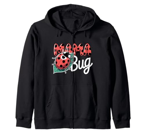 Marienkäfer Mama vom Geburtstagskind Muttertag Mama Bug Kapuzenjacke Marienkäfer Mama vom Geburtstagskind Muttertag Mama Bug Kapuzenjacke von Ladybug Birthday Girl Mom
