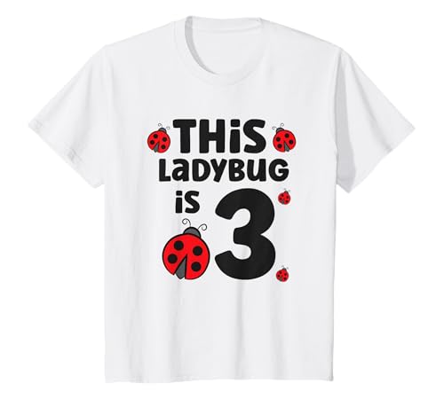 This Ladybug Is 3 Kids Marienkäfer zum 3. Geburtstag T-Shirt This Ladybug Is 3 Kids Marienkäfer zum 3. Geburtstag T-Shirt von Ladybug Birthday Tees And Gifts
