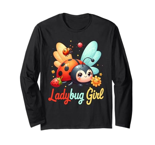 Damen Marienkäfer-Design Love Insect Bugs Langarmshirt von Ladybug Girl