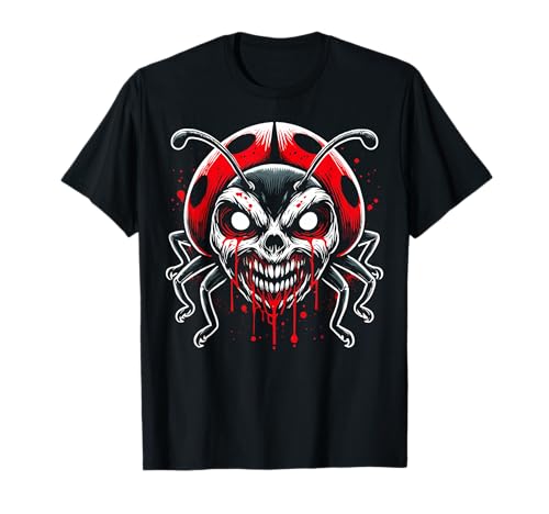 Ladybug Halloween Costume Women Creepy Scary Bloody Killer T-Shirt Ladybug Halloween Costume Women Creepy Scary Bloody Killer T-Shirt von Ladybug Halloween Decor Scary Horror Decoration