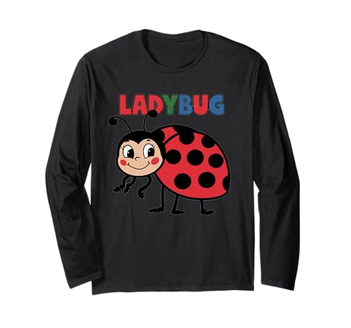 Niedliche Marienkäfer-Kunst für Männer, Frauen, Kinder, Insekten, Käfer, Marienkäfer-Liebhaber Langarmshirt von Ladybug