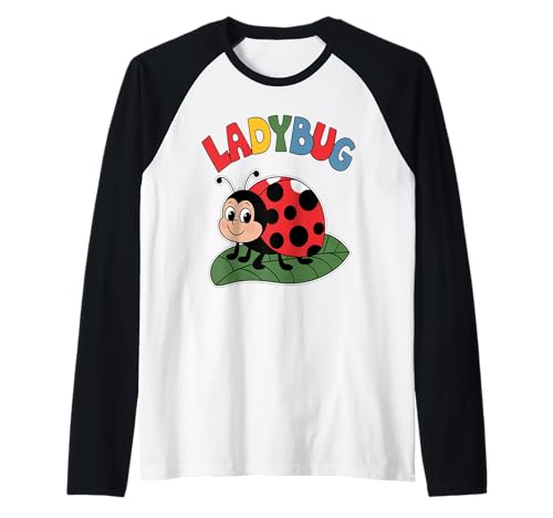 Niedliche Marienkäfer-Kunst für Männer, Frauen, Kinder, Insekten, Käfer, Marienkäfer-Liebhaber Raglan von Ladybug