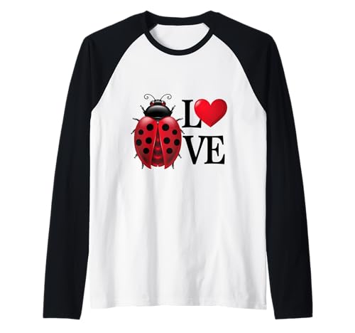 Niedliche Marienkäfer-Kunst für Männer, Frauen, Kinder, Insekten, Käfer, Marienkäfer-Liebhaber Raglan Niedliche Marienkäfer-Kunst für Männer, Frauen, Kinder, Insekten, Käfer, Marienkäfer-Liebhaber Raglan von Ladybug