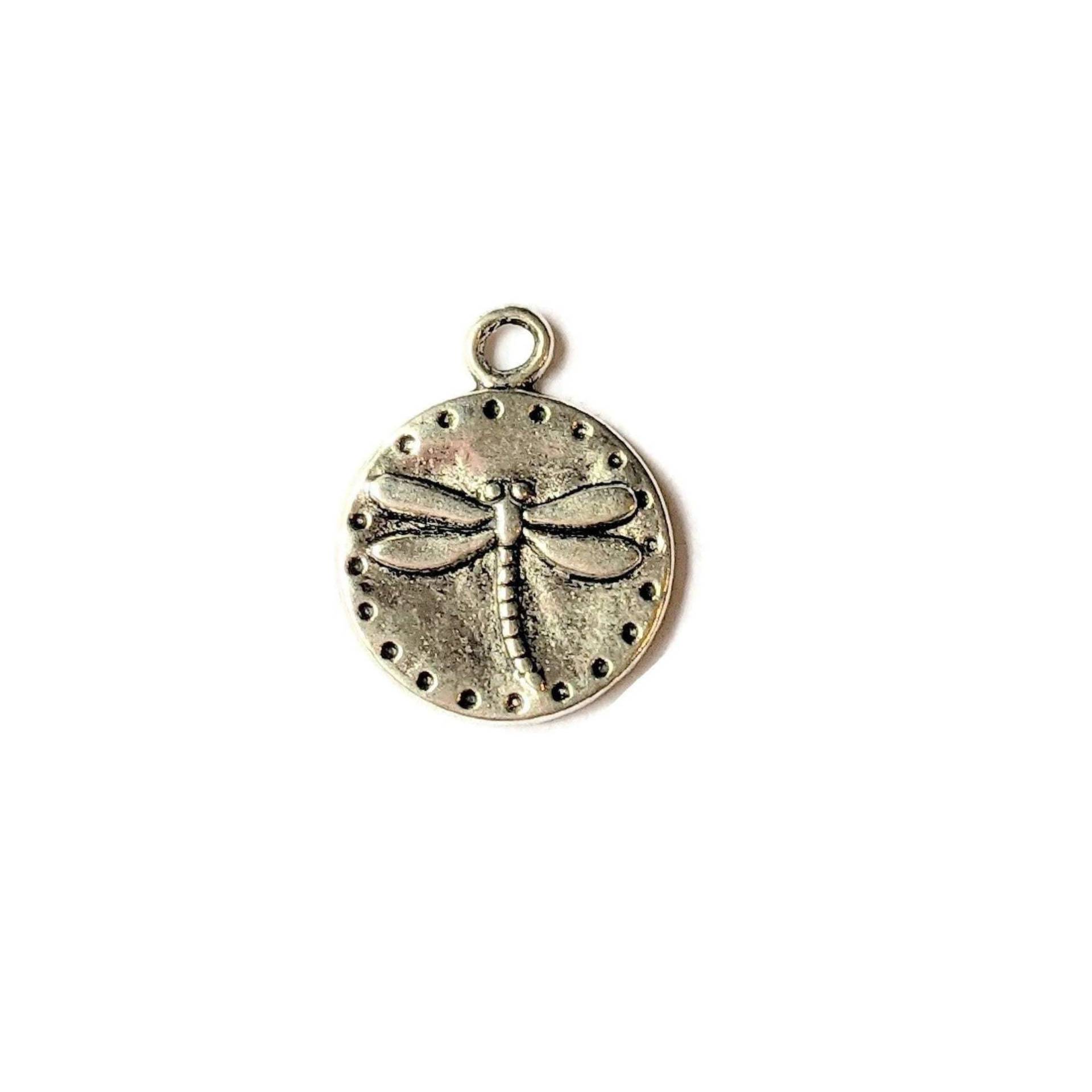Silber Charm in Form Einer Libelle Silber Charm in Form Einer Libelle von LadybugfeetDesigns