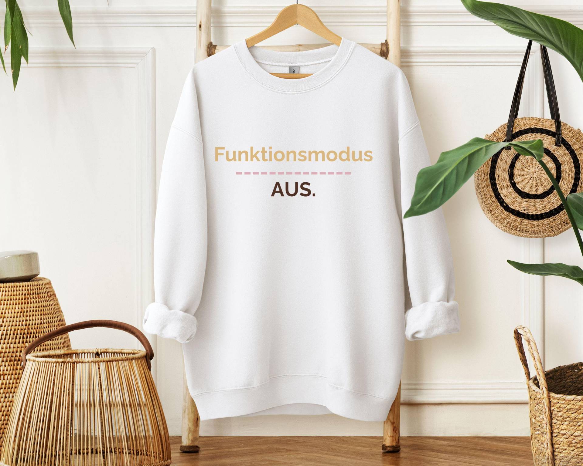 Funktionsmodus Aus, Statement Sweatshirt Damen | Ladys Club Female Empowerment Pullover, Selbstliebe, Achtsamkeit, Geschenkidee Für Frauen von LadysClub