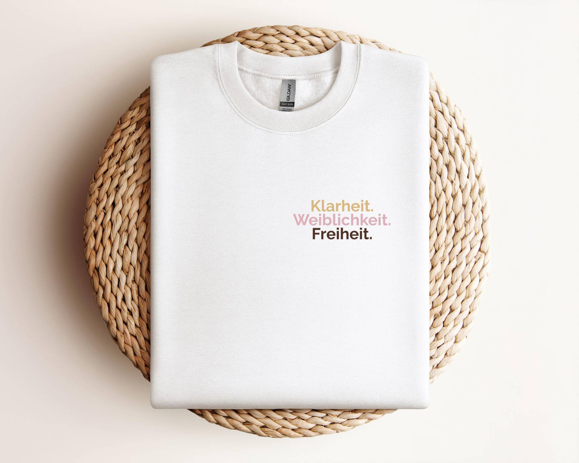 Klarheit, Weiblichkeit, Freiheit, Statement Sweatshirt Damen | Ladys Club Empowerment Pullover, Selbstliebe, Achtsamkeit, Geschenk Frauen von LadysClub