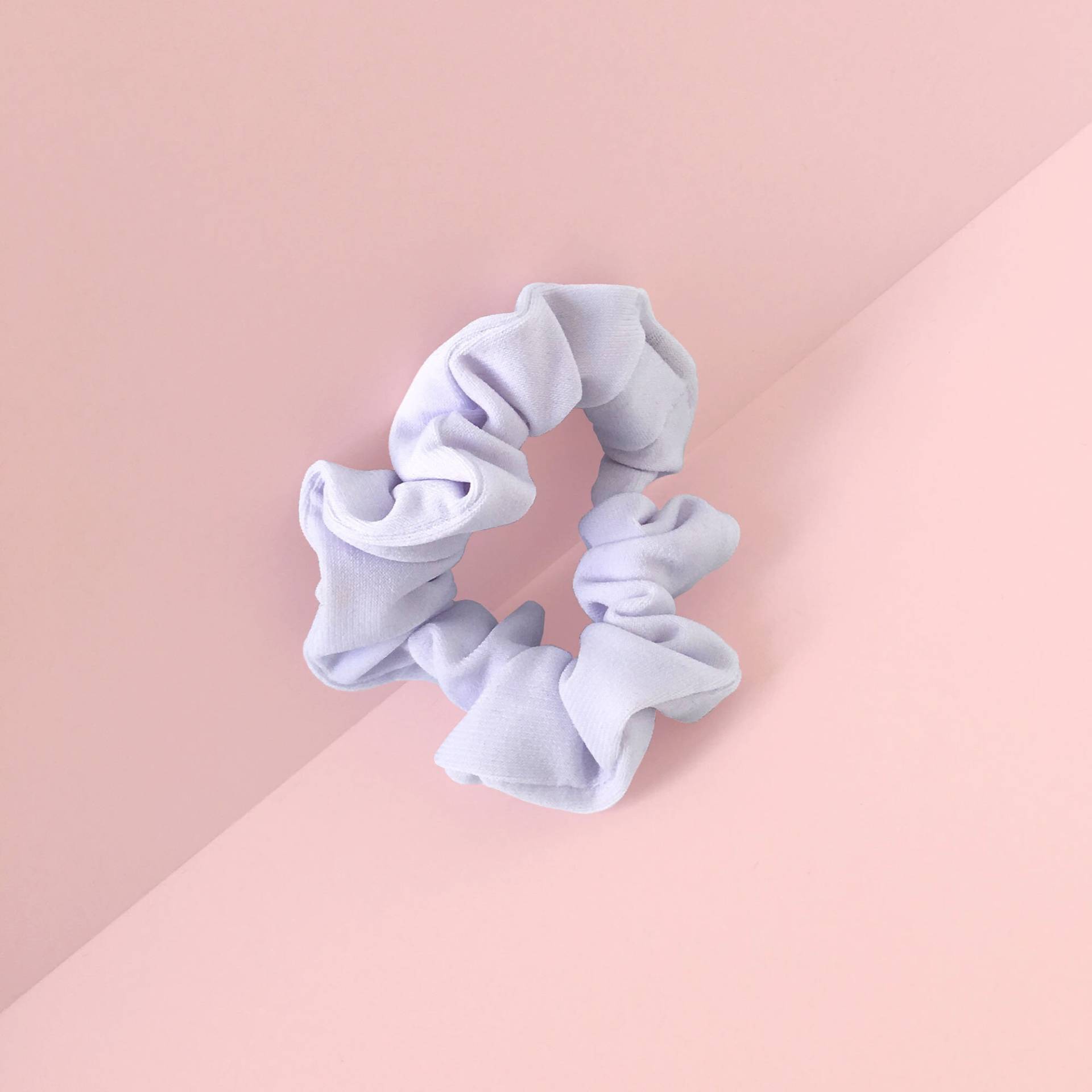 Weiße Haarspange Scrunchie Handarbeit von LadywaveCo