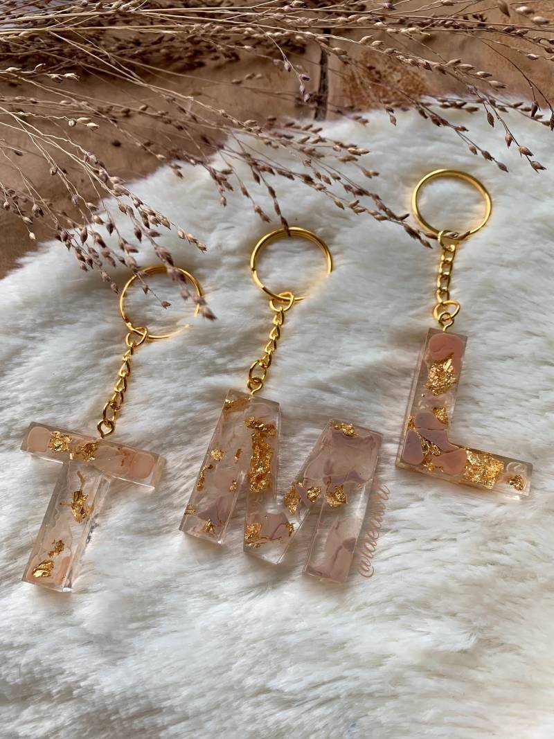 Resin Schlüsselanhänger Mit Blattgold| Schlüsselanhänger| Keychain| Personalisierter Anhänger Resin Schlüsselanhänger Mit Blattgold| Schlüsselanhänger| Keychain| Personalisierter Anhänger von LaeaArt