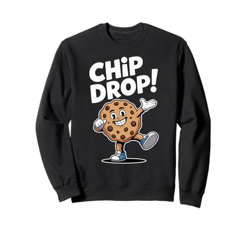 Chip Drop Lustiger Keks Dab Kinder Backen Sweatshirt Chip Drop Lustiger Keks Dab Kinder Backen Sweatshirt von Lächelnde Keks Liebhaber Team