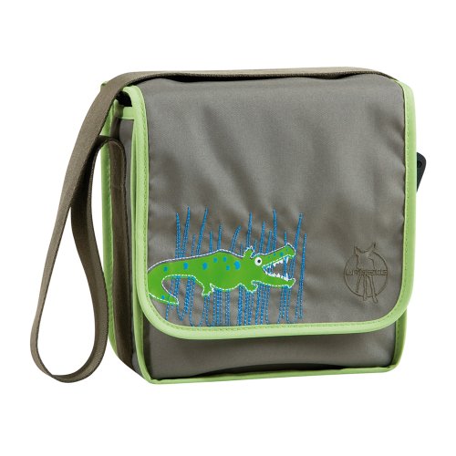 LÄSSIG Mini Messenger Bag Kindergartentasche, Crocodile granny von Lässig