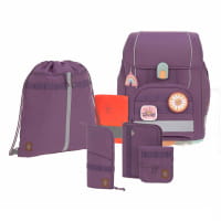 LÄSSIG Boxy Unique Schulranzen-Set 7tlg Purple von LÄSSIG