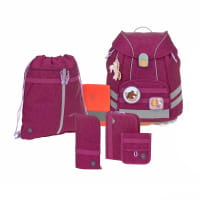 LÄSSIG Flexy Unique Schulranzen-Set 7tlg Speckles Berry von LÄSSIG