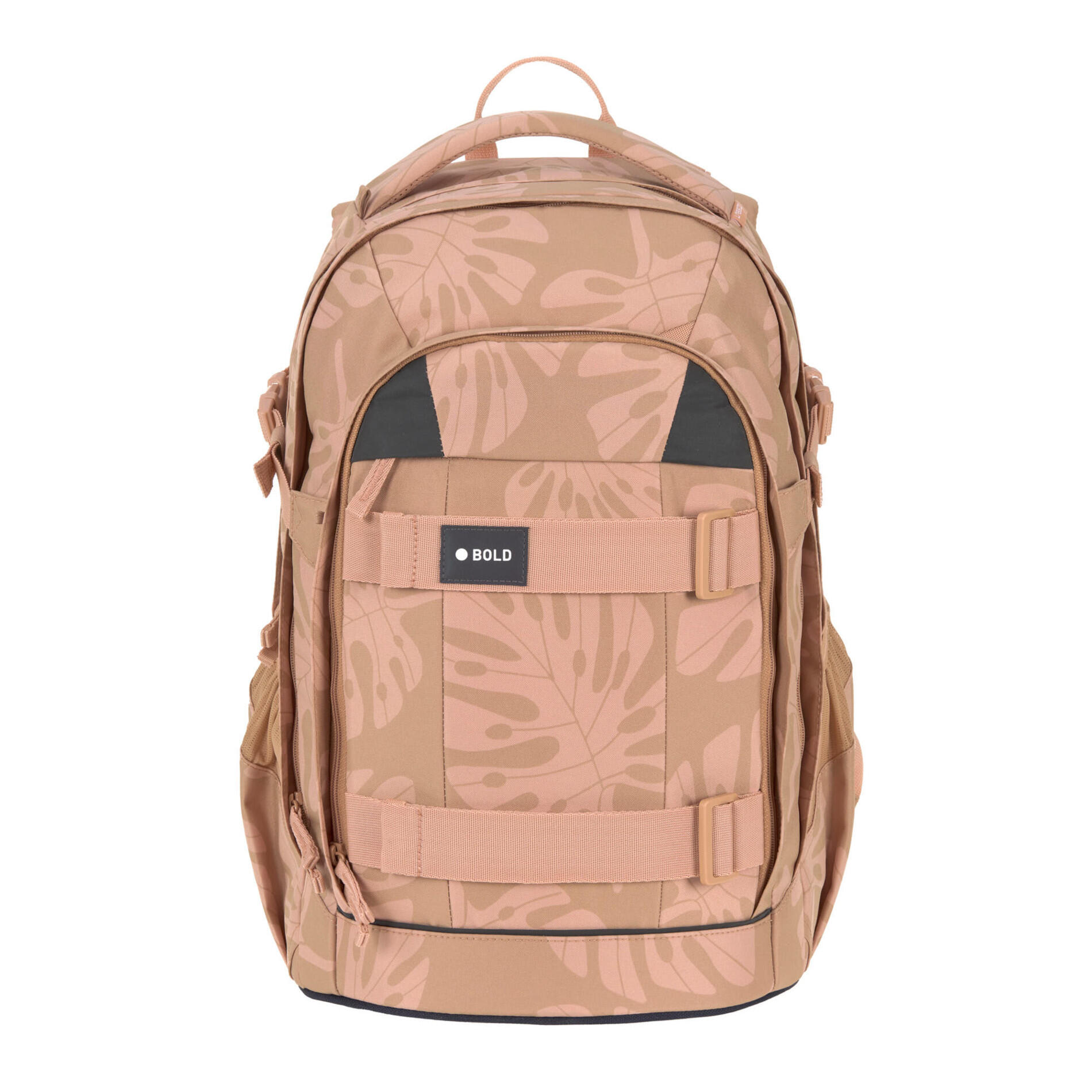 Lässig - Lässig School Backpack Origin Bold - Leaves Caramel Koffer24 von Lässig