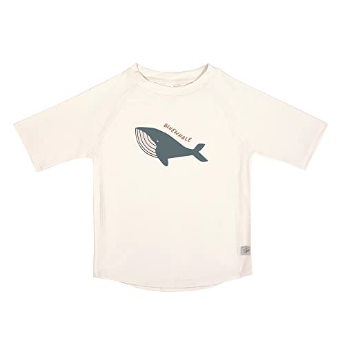 LÄSSIG Schwimmshirt Badeshirt Kurzarm Splash & Fun Whale Milky, 03-06 Monate Gr. 62/68 von LÄSSIG