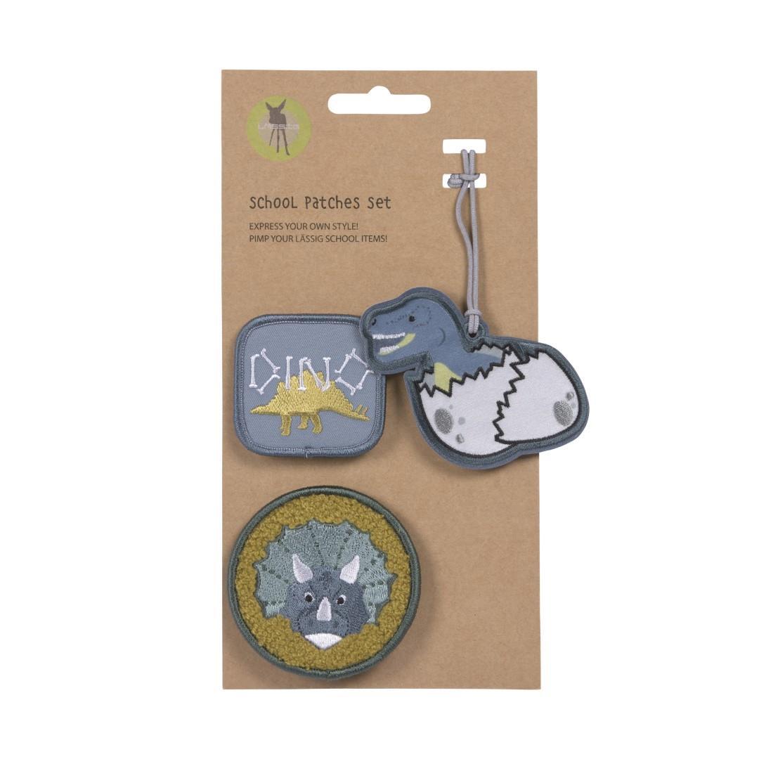 Lässig - Sonst. Schulartikel School Patches Set Jurassic Sortiert von Lässig