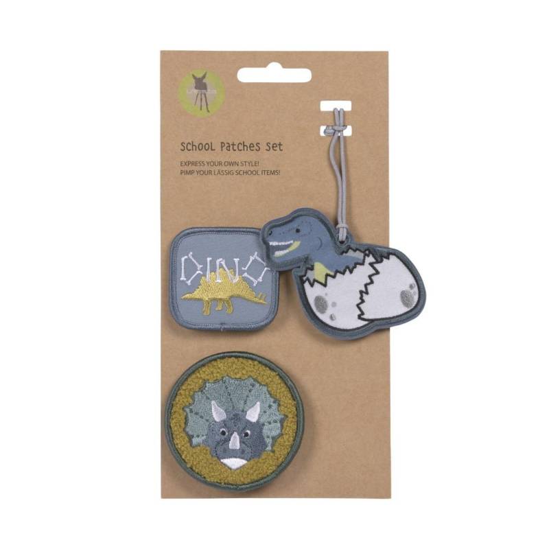 Lässig - Sonst. Schulartikel School Patches Set Jurassic Sortiert von Lässig