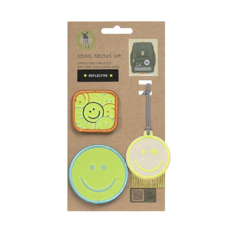 Lässig - Sonst. Schulartikel School Patches Set Smile Sortiert von Lässig