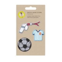 LÄSSIG Textil Sticker-Set 3tlg Football von LÄSSIG