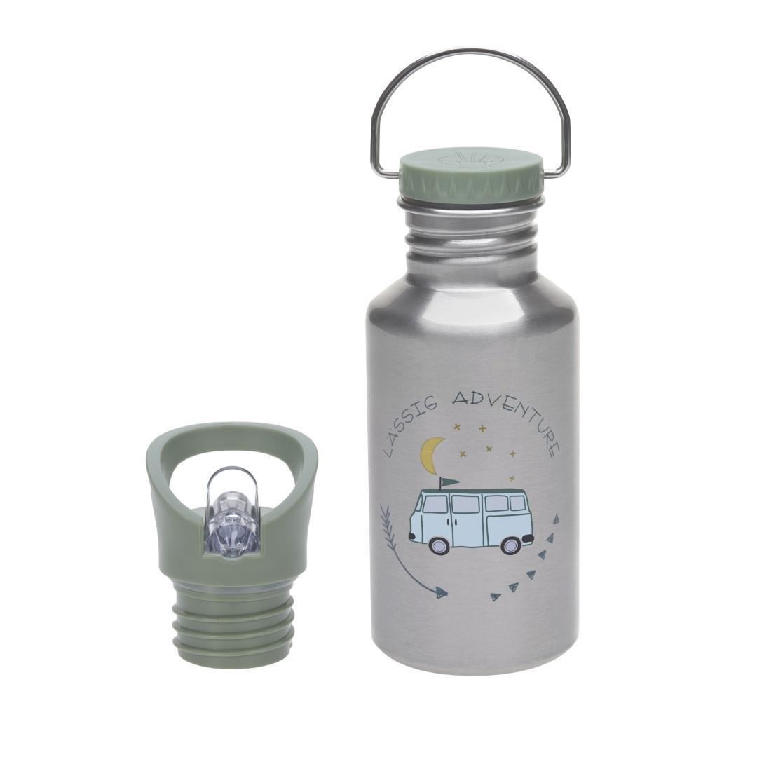 Lässig - Trinkflasche Bottle Stainless Steel Adventure Bus Multicolor von Lässig