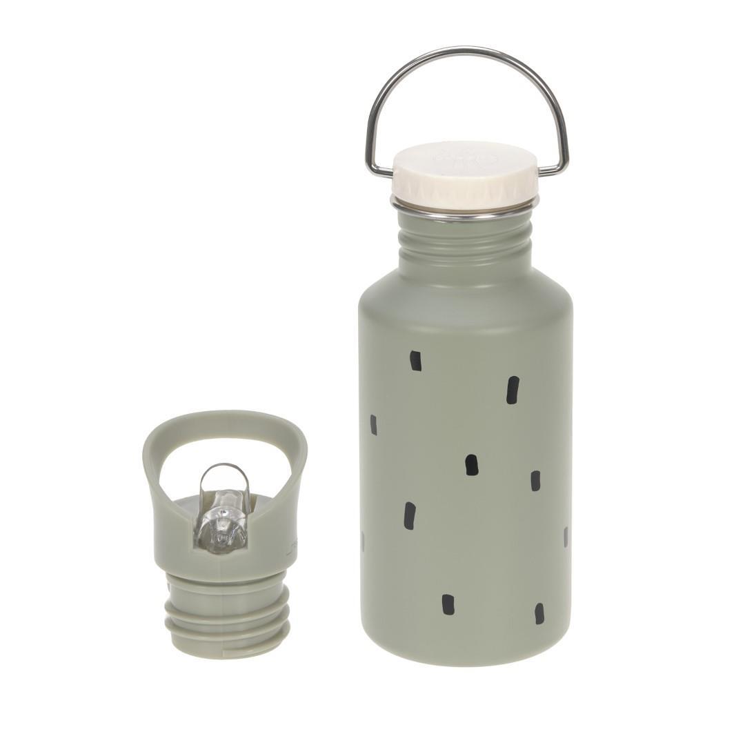 Lässig - Trinkflasche Bottle Stainless Steel Happy Prints Light Olive Multicolor von Lässig