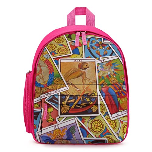 Personalisierte Schulrucksack Lässiger Kinderrucksack Mädchen Jungen Daypack für Schule Reisen Freizeit Tarot-Karten von LafalPer