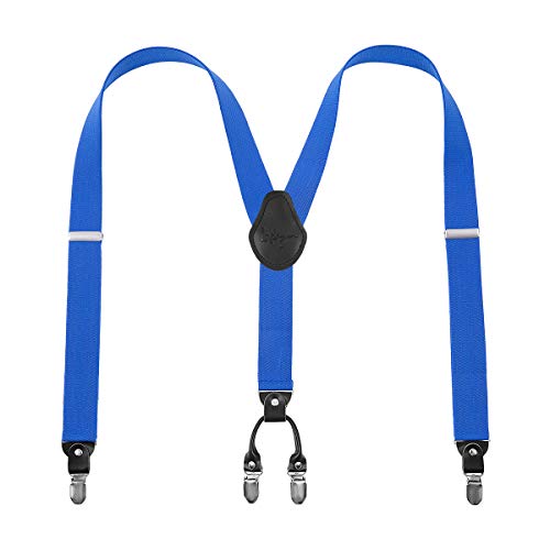Lafayon Hosenträger Herren mit 4 Clips, Y-Back 3,5 cm Breit Hosenträger Heavy Duty Verstellbar und Elastisch mit Starken Metallclips Lafayon Hosenträger Herren mit 4 Clips, Y-Back 3,5 cm Breit Hosenträger Heavy Duty Verstellbar und Elastisch mit Starken Metallclips von Lafayon