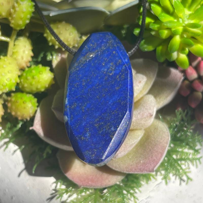 Natürlicher Blauer Lapislazuli Anhänger Oder Halskette, Doppelseitiger Lapis Anhänger, Bl003 Natürlicher Blauer Lapislazuli Anhänger Oder Halskette, Doppelseitiger Lapis Anhänger, Bl003 von Laflorajewelryco