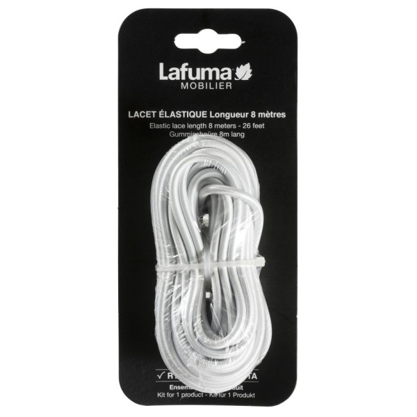 Lafuma Mobilier - Gummischnüre 8 m - Campingmöbel-Zubehör Gr 8 m weiß von Lafuma Mobilier