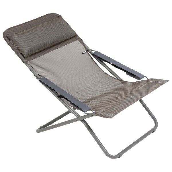 Lafuma Mobilier - Transabed Batyline Iso - Sonnenliege grau von Lafuma Mobilier