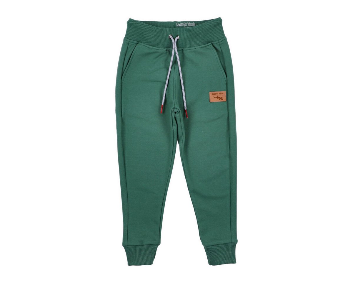 Lagarto Verde Sweathose Eidechse Unisex Kinder (1-tlg) Jogginghose, Freizeithose, Sporthose, Casualhose, Relaxhose von Lagarto Verde