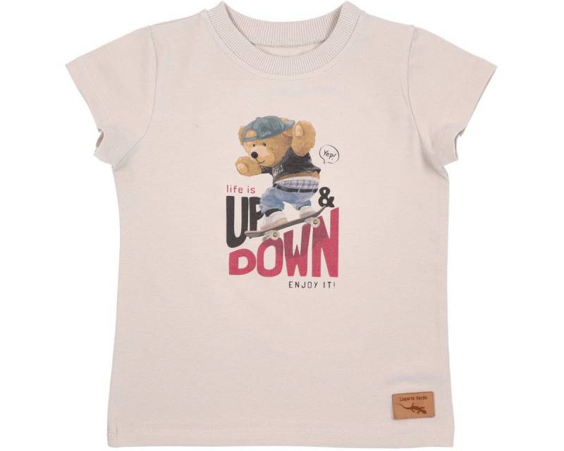 Lagarto Verde T-Shirt Teddybär Unisex Kinder (1-tlg) Shirt, Oberteil, Leibchen, Funktionsshirt, Shortsleeve Shirt von Lagarto Verde