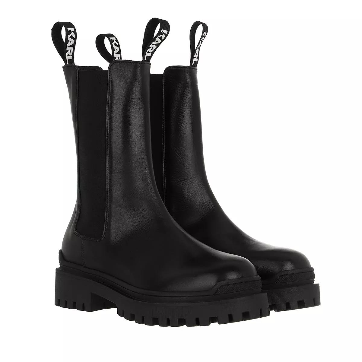 female Stiefeletten schwarz Biker Boot 36 von Lagerfeld