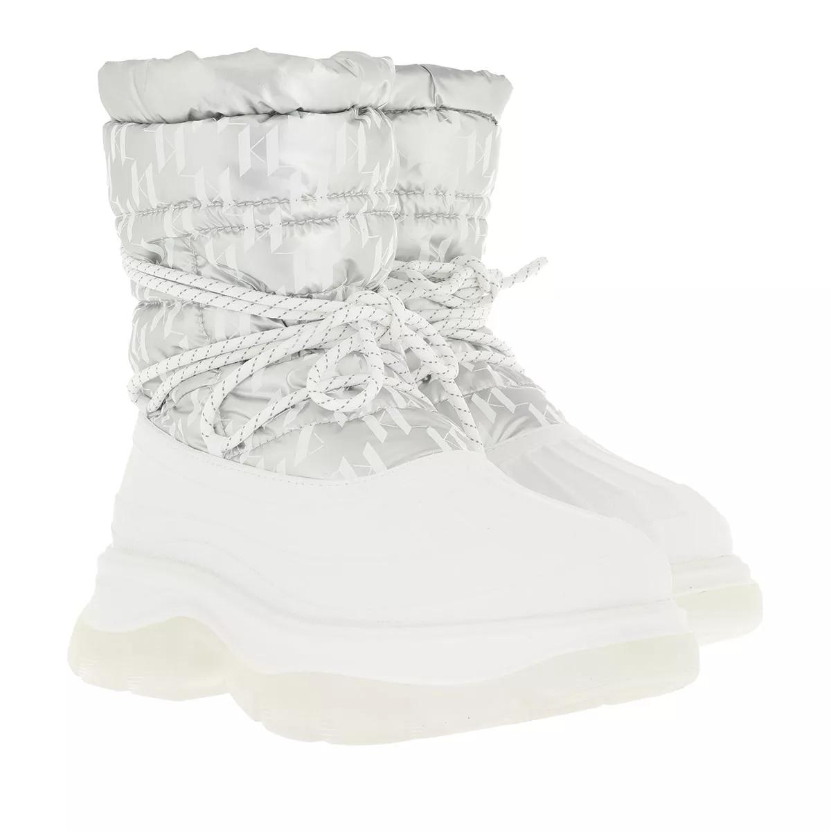 female Stiefeletten silber Winterstiefel 36 von Lagerfeld