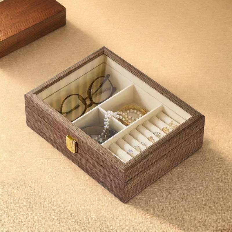 Multi-Functional Eyeglasses Jewelry Storage Case, Wood Custom Sunglasses Box, Clear Linen Interior Large Her Birthday Gift Multi-Functional Eyeglasses Jewelry Storage Case, Wood Custom Sunglasses Box, Clear Linen Interior Large Her Birthday Gift von LagoHFs