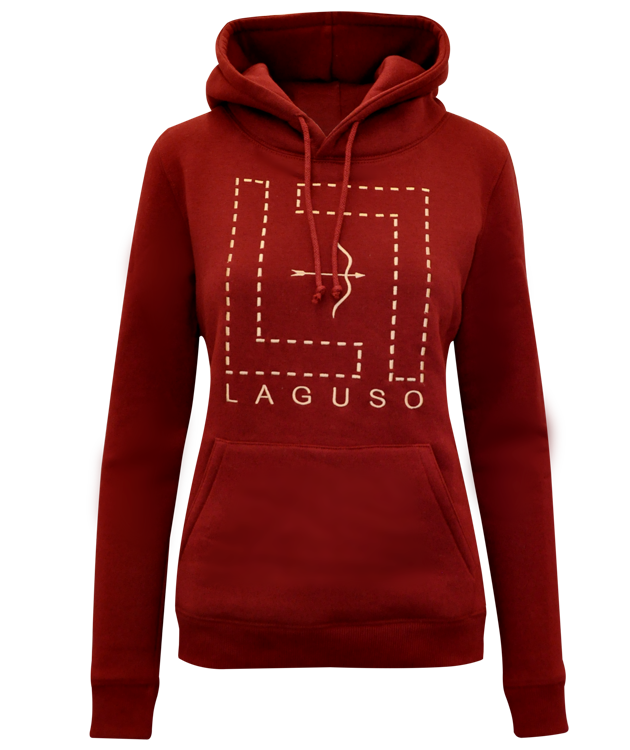Hoodie "Tina" Brick von Laguso
