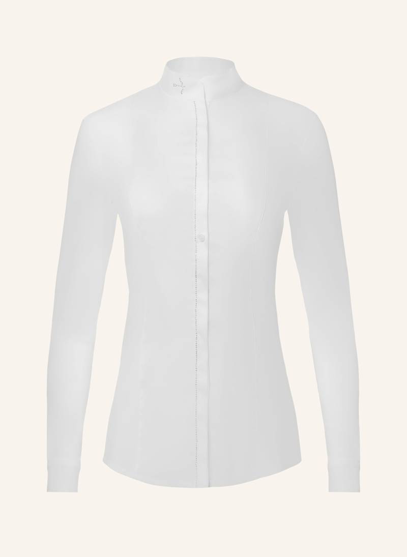 Laguso Turnierbluse Janne White Crystal Silver weiss Laguso Turnierbluse Janne White Crystal Silver weiss von Laguso