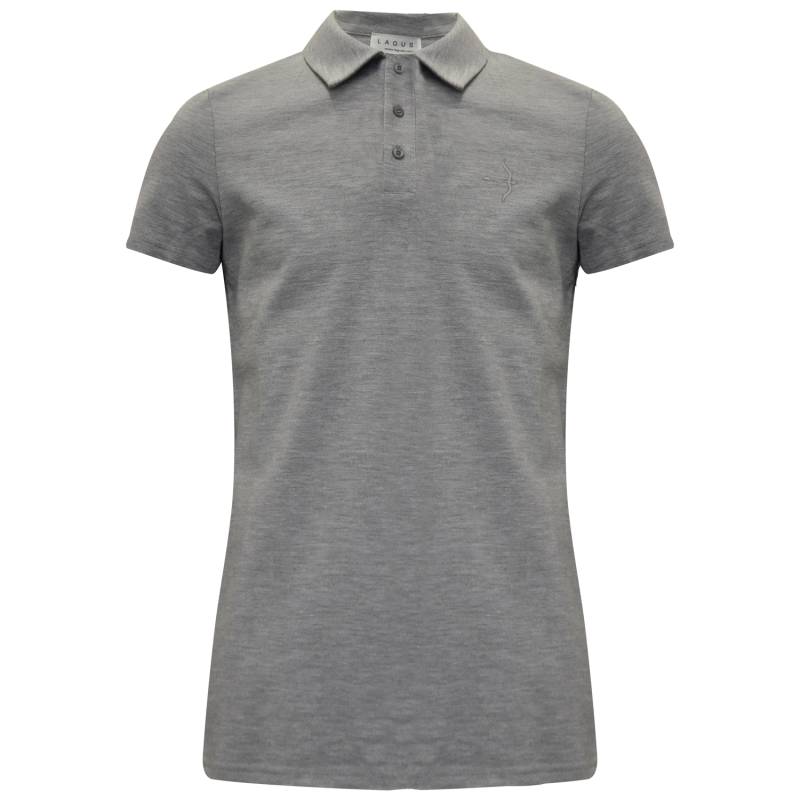 Poloshirt Philip Flock Greymelange Poloshirt Philip Flock Greymelange von Laguso