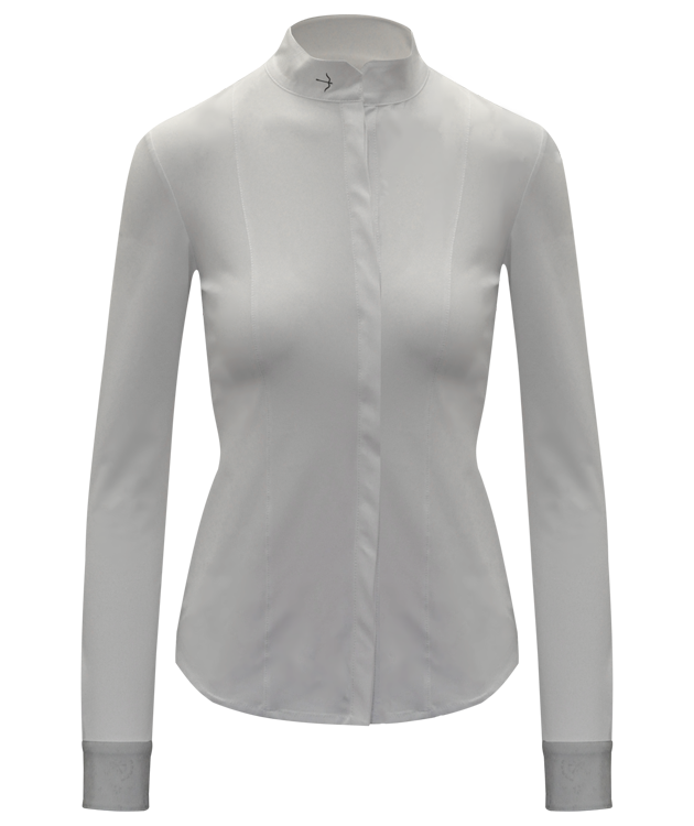 Turnierbluse "Janne" Cuff Minimal White von Laguso